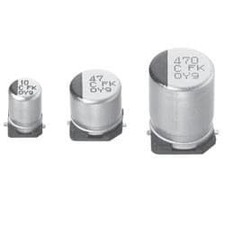 15Pcs EEE-FK1J680UP Aluminum Electrolytic Capacitors - SMD 68UF 63V FK SMD