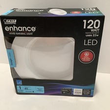 Feit Electric 5-6 in. 120-Watt Daylight 5000K LED White Recessed Trim 1-Pack 