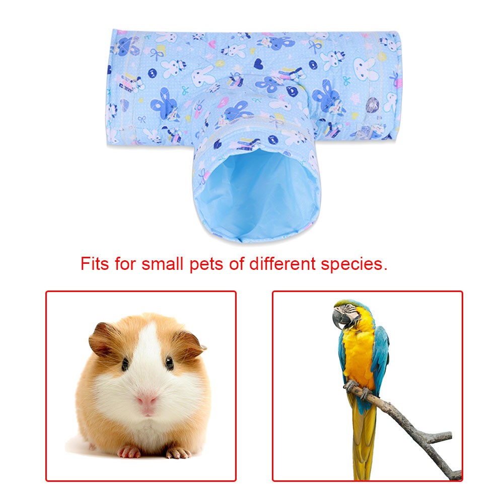 3 Way Animal Tunnel Exercise Tube Pet Toy For Rabbit Ferret Hamster Guinea KRI✈️