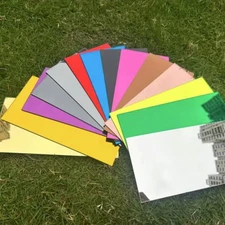 Mirror Acrylic Sheet 2pcs Plastic Color