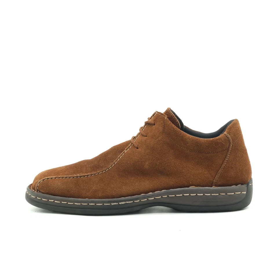 Rieker Herren B1341 Schnürschuhe Braun Wildleder Antistress Halbschuhe EU 43 - Bild 1 von 4