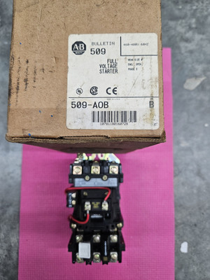  ALLEN-BRADLEY 509-AOB SER 1 MODULAR MOTOR STARTER 110/120V W/ OVERLOAD RELAY