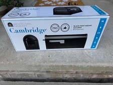 Architectural Mailboxes Cambridge Black Post ...