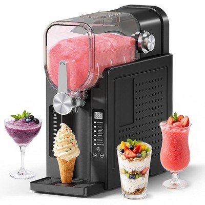 Slushie Machine, No Ice Needed Slushy Maker for Home, Real-Time Temp Display, Fr