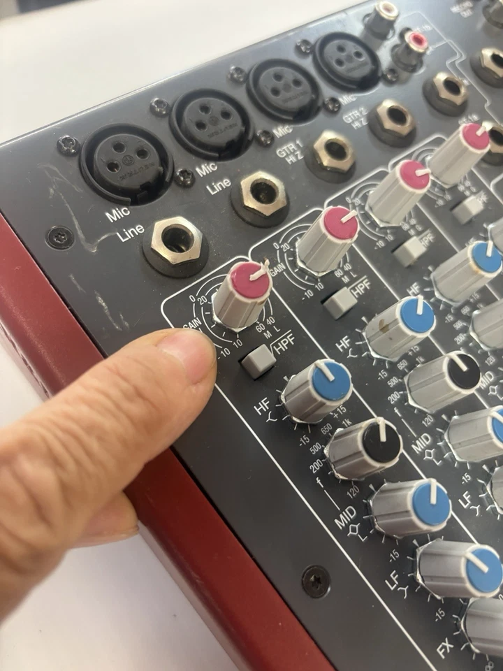 Allen & Heath ZED-10FX Mixer USB Audio Interface 4 Mic/Line Inputs -PARTS REPAIR - Image 4 of 4