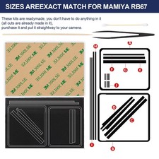 Pre-cut Custom Light Seal Foam Sponge Kits,For Mamiya RB67/RB67 Pro/RB67 Pro S