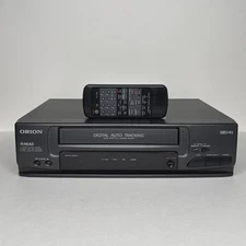 Orion VR0418 4-Head VCR VHS Video Cassette Tape Player Recorder With Remote
