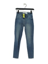 Next Women's Jeans UK 6 Blue Cotton with Elastane, Polyester Skinny