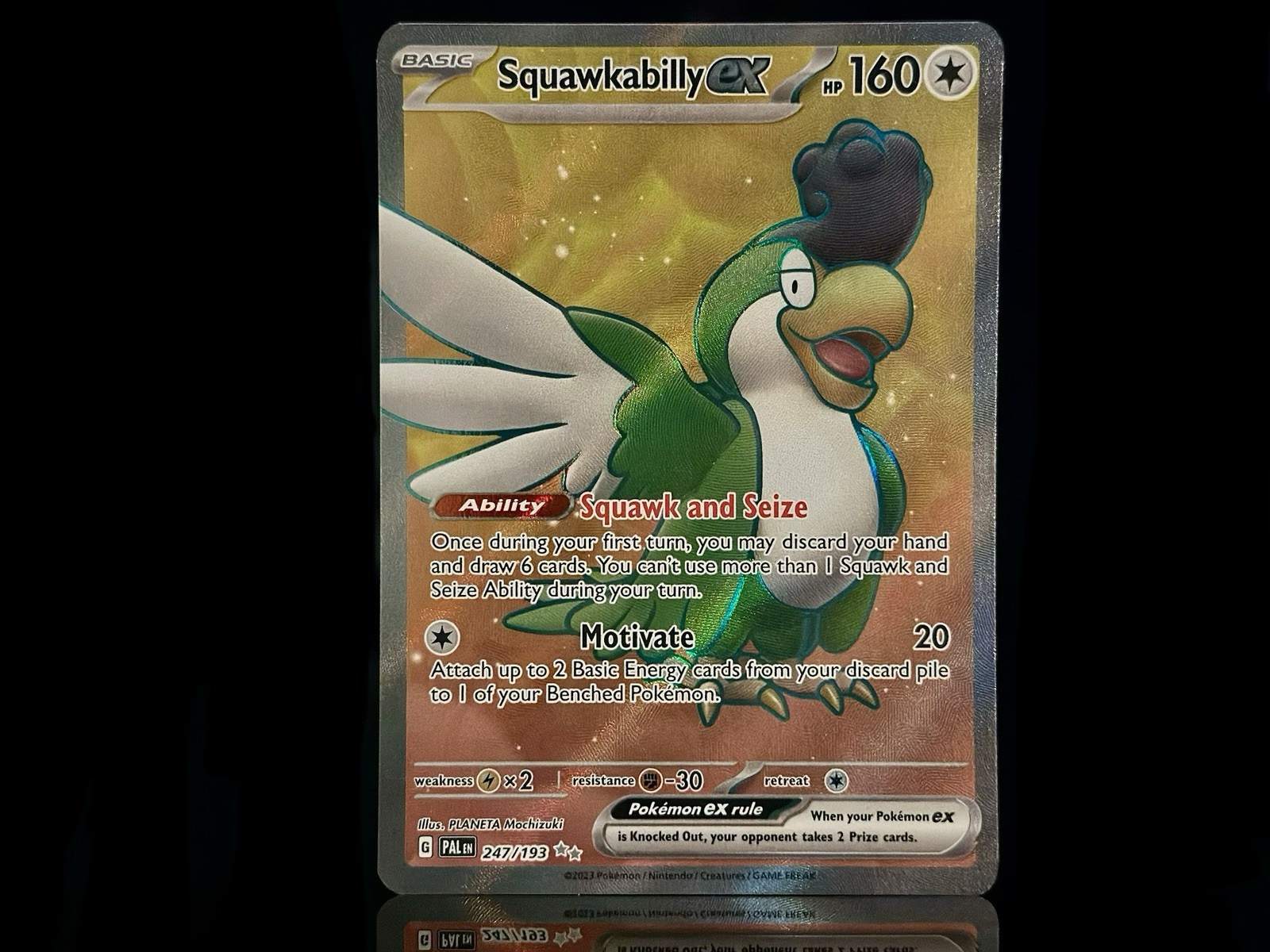 Squawkabilly Ex 247/193 - Pokémon Paldea Evolved