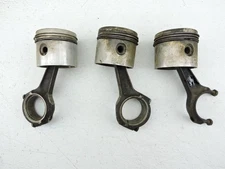 3 Connecting Rods and Pistons Vintage Peugeot Land Rover Citroen Jaguar? T738