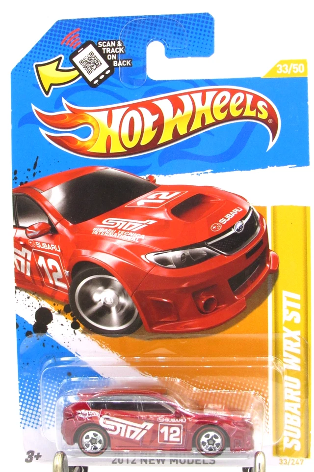 HOT WHEELS 2012 НОВЫЕ МОДЕЛИ СЕРИЯ SUBARU WRX STI WALMART REDLINE ЭКСКЛЮЗИВ - Изображение 2 из 3