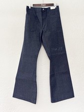 NWT Vintage 1970s Navy Issue Bell Bottom Jeans Erwin Seafarer Size 32x34