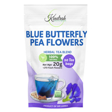 Blue Butterfly Pea Tea Bags 20 Pack with Cinn...