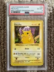 1999 Base Set Pikachu Red-Cheeks Shadowless PSA 6