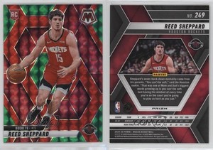 2024 Panini Mosaic Rookies Choice Red & Green Prizm Reed Sheppard #249 Rookie RC