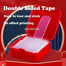 10pc Alien Nano Pre-cut 2x5 Heavy Duty Double Sided Tape Transparent Reusable