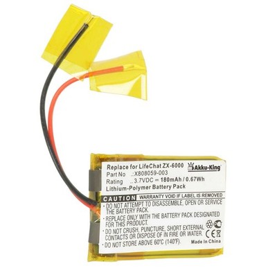 Akku für Sennheiser MM 100 AHB392128PS-01 - Li-Polymer 180 mAh / 0.67 Wh 3.7 V
