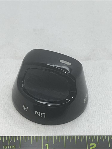 KitchenAid Gas Range OEM Genuine Whirlpool * Replacement Black Stove Knob * - Picture 3 of 9