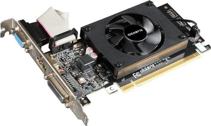 Gigabyte GT 710 (Rev 2.0), 2GB DDR3, VGA, DVI, HDMI - Bild 1 von 1