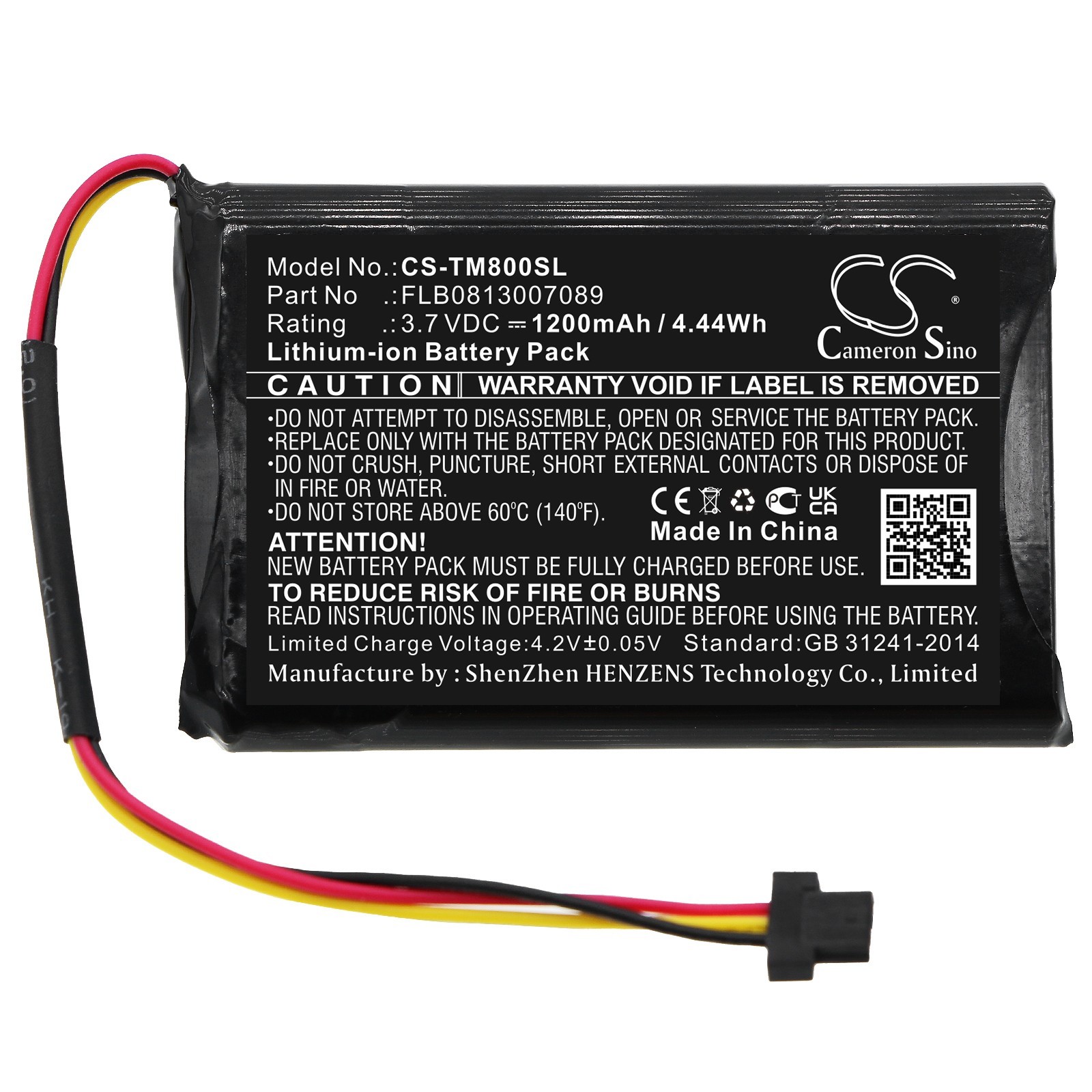 Battery For TomTom ONE XL Traffic Europe Traffic XL30 3.7V 1200mAh