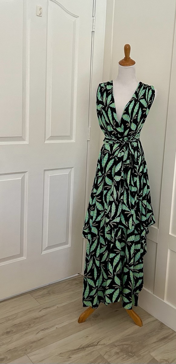dvf green silk dress DVF Julian Silk Jersey Wrap Dress main image 0
