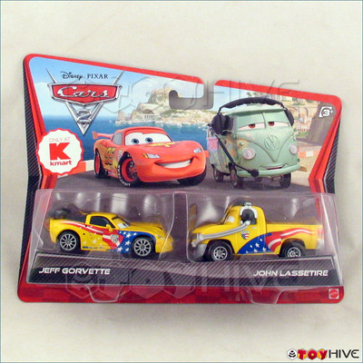 Disney Pixar Cars 2 Jeff Gorvette John Lassetire K-mart Error