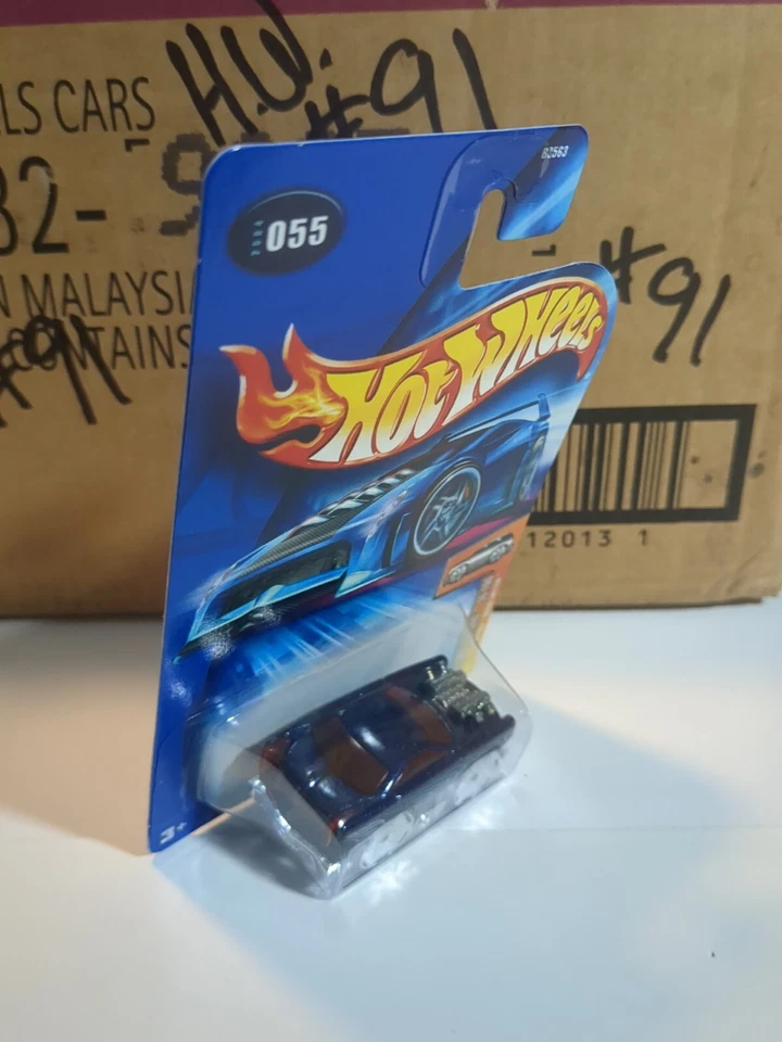2004 Hot Wheels First Editions #55/100 Blue Brick Cutter Blings Card # 055 - Image 4 of 4