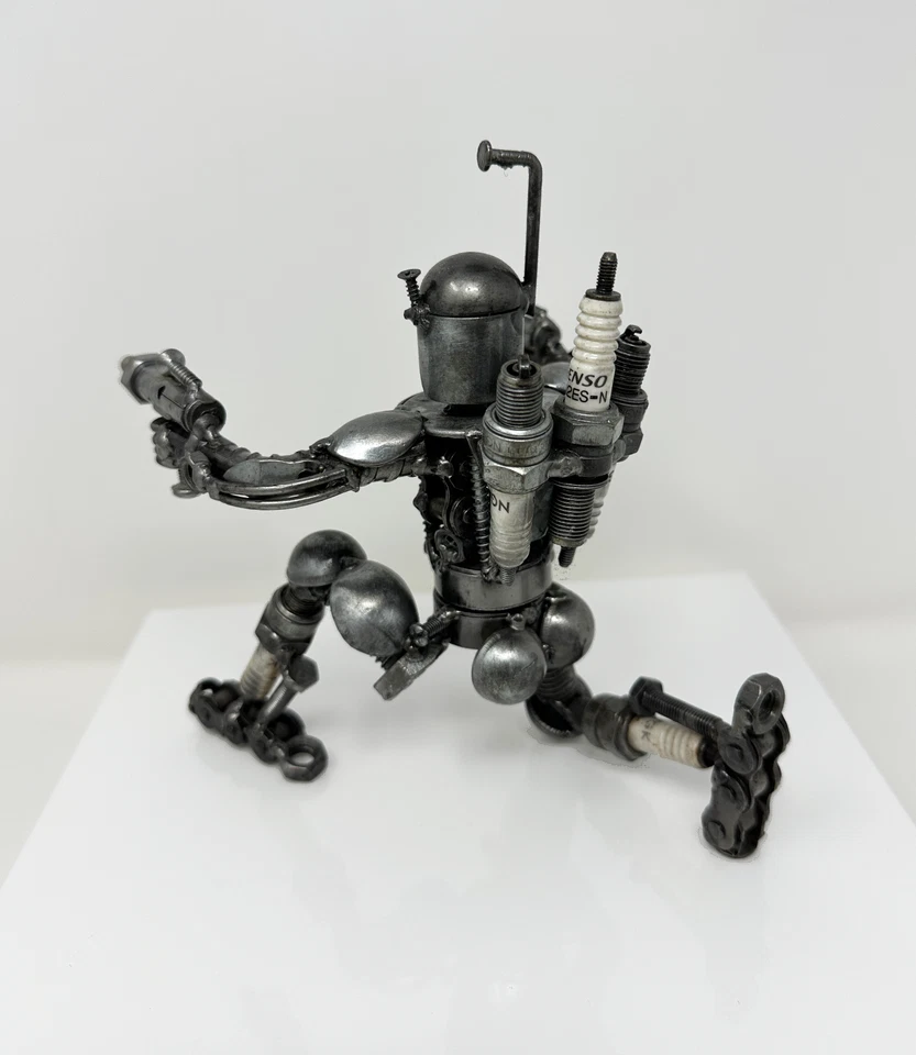 BOBA FETT ~ Cazarrecompensas Star Wars Estatua Chatarra Escultura 6.75" ALTO Foto 3 de 3