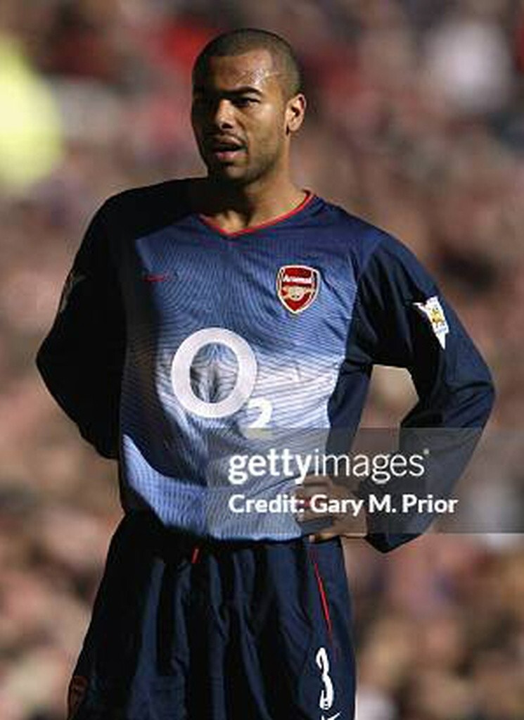 ARSENAL Player Issue jersey 2002/03 #3 COLE Double Layer | eBay