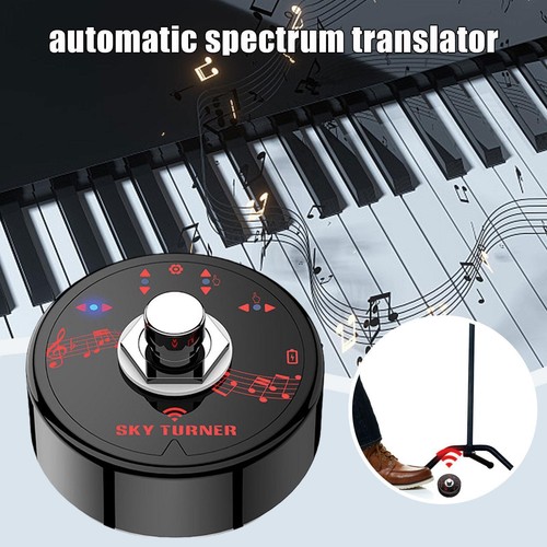 Rechargeable Bluetooth 5.1 Page Turner Pedal Music Sheet Wireless Foot Switch - Picture 5 of 11