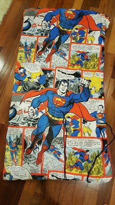 Rare Vintage 1975 SUPERMAN DC COMICS ACTION COMIC COMICS SLEEPING BAG