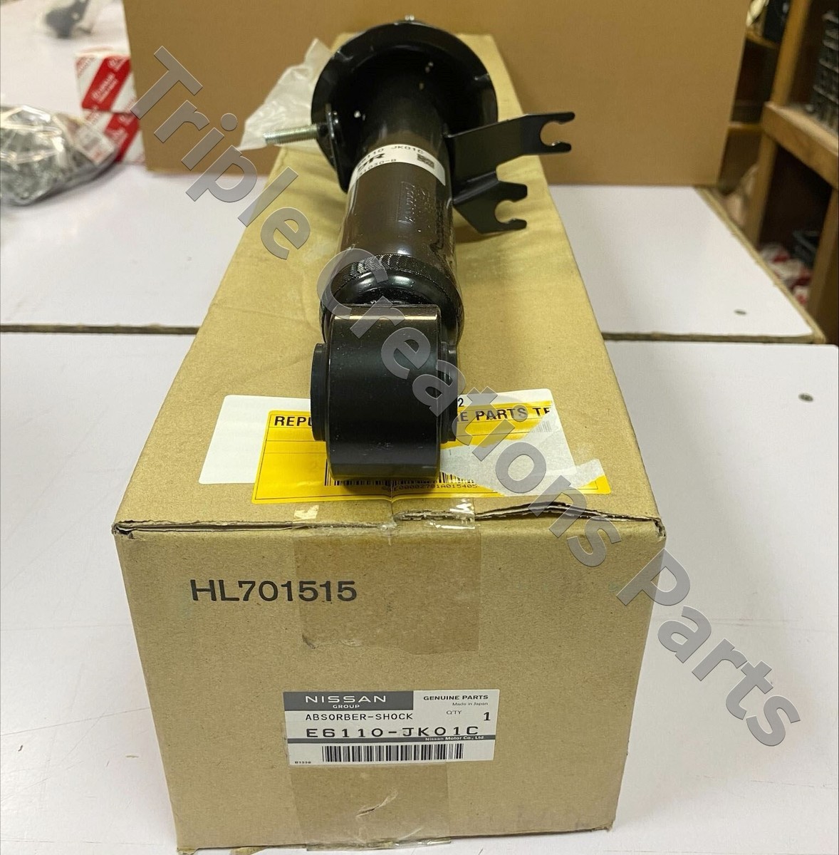 Genuine Nissan E6110-JK01C Absorber-Shock Front RH E6110JK01C OEM