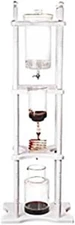 Nispira Iced Coffee Dripper Cold Brew Drip Tower Coffee Maker Wooden 25 Cup