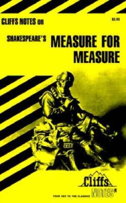 Measure for Measure (Cliffs Notes) - Paperback By Hillegass, L. L. - GOOD