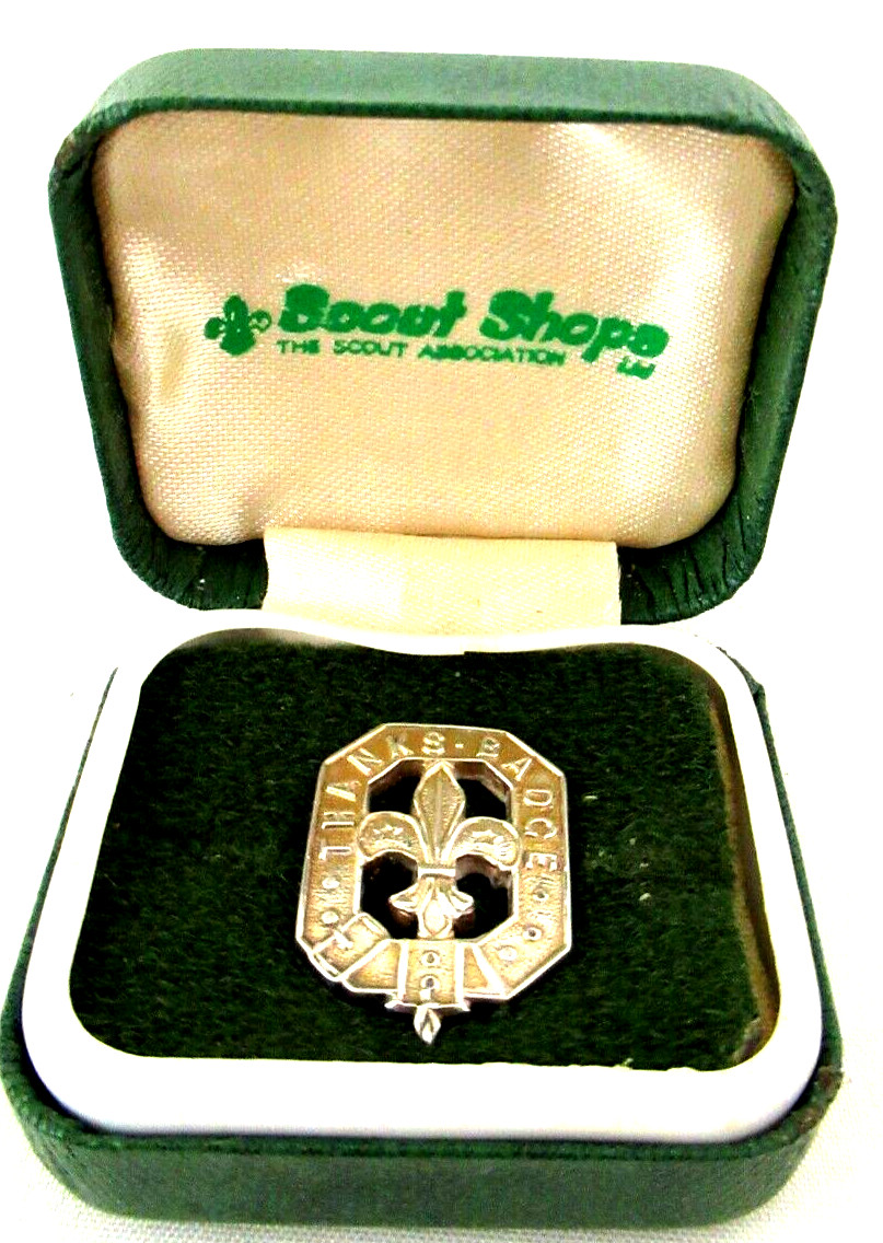 Solid Silver - SCOUT BUTTONHOLE BADGE - Hallmarke… - image 6