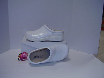 NEW ALEGRIA KAYLA KAY-100 WOMENS WHITE PATENT