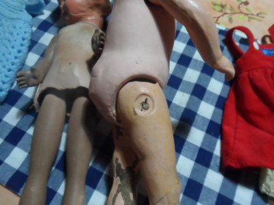 Ancienne Poupée Gégé 8A Cheveux Moulés
