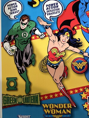 Poster DC Display Custom Art Kenner super Powers Figure Poster
