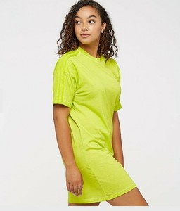 yellow adidas dress
