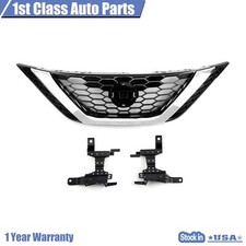 Front Bumper Upper Grille Chrome Grill For Nissan Sentra 2016-2018 62310-3yu0a