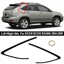 Pair Left Right Side Rear Quarter Window Trim For Lexus RX330 RX350 RX400h 04-09