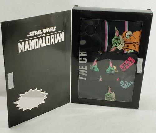Star Wars The Child Boxer Brief Mens Size M(31-34) And 2 Pair Crew Sock Gift Set - Picture 3 of 5