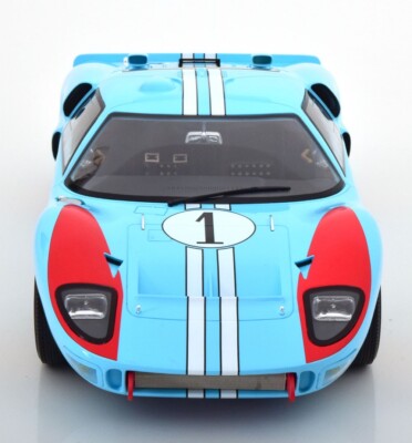 1966 FORD GT40 MK2 #1 LIGHT BLUE Ken Miles 2nd LeMans 24 1/12