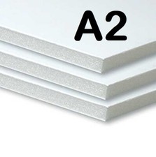 5MM Thick White Foam Board,  A2,  10 Sheets per pack, Foam Board High Quality