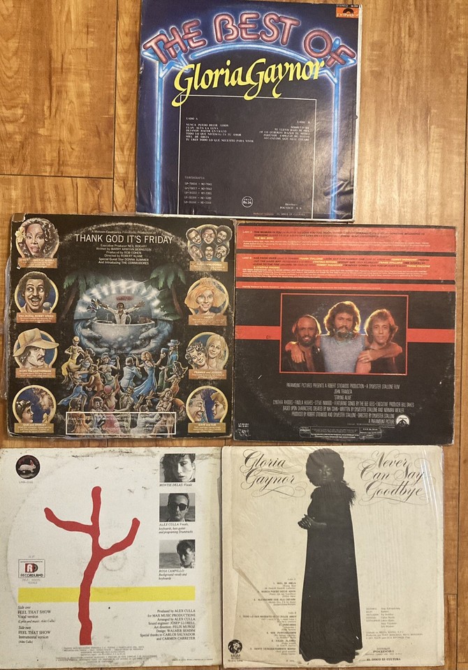 Disco Vinyl Lot Soundtrack. Imports From Venezuela. Gloria Gaynor Donna