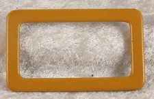 square orange  belt buckle 2.5 inches across collectable 