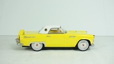 50s Fifties Tinplate Friction Car Yellow 1956 Thunderbird Sedan Japan No Box S15