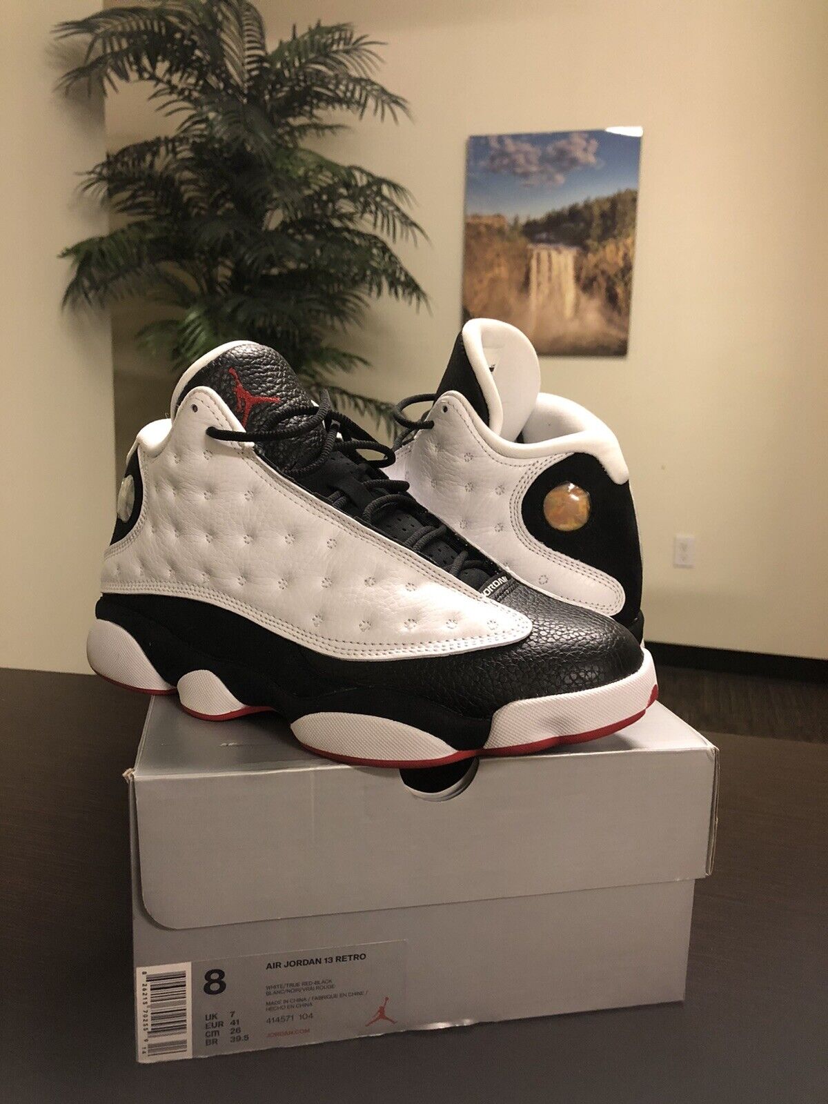 Nike Air 13 Retro He Got Game (2018) Black Toe 414571-104 Size 8 | eBay