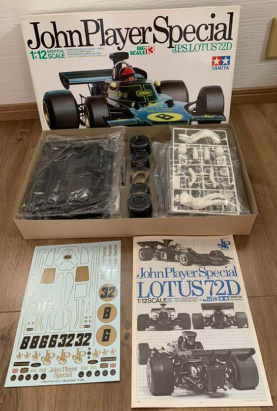 Tamiya 1/12 J.P.S Lotus 72D Big Scale Model Series No13 from Tamiya 1/12 J.P.S Lotus 72D Big Scale Model Series No13 from