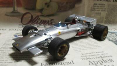 1/18 Exoto 1970 Ferrari 312B Pure Line Aluminum Finish